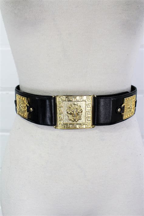 versace lion belt replica|versace belt designs.